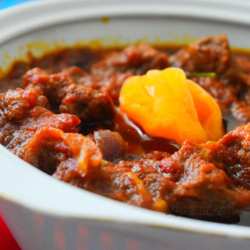 West African beef stew