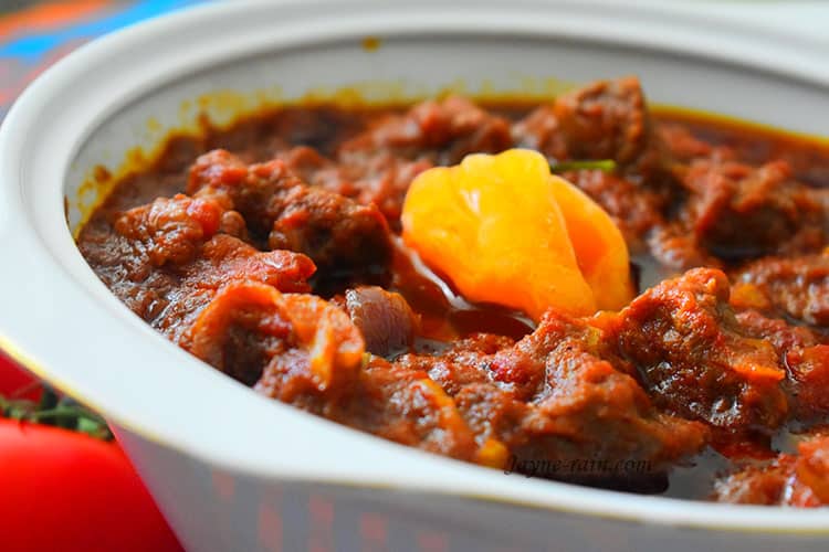 African beef stew