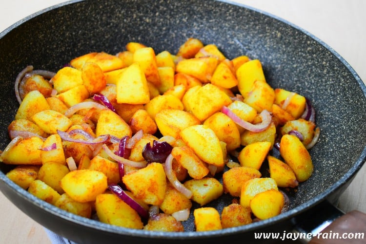 German skillet fried potatoes