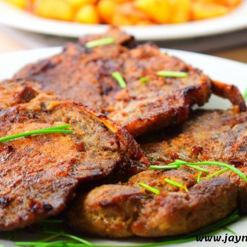 pan-fried pork chops