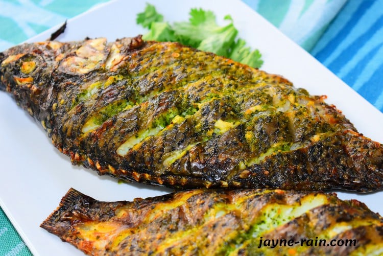 oven grilled tilapia fish