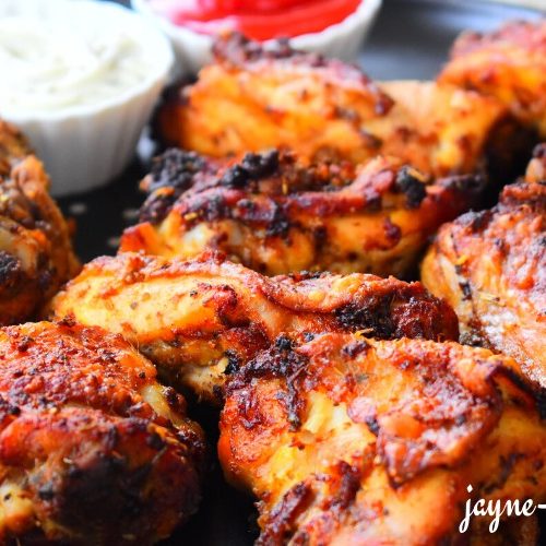 air fryer garlic chicken thighs