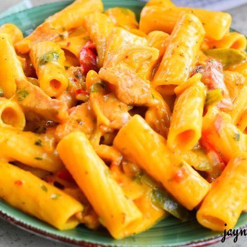 chicken fajita pasta