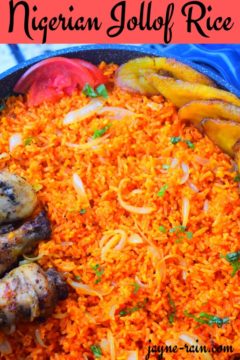 Nigerian Jollof Rice - Jayne Rain