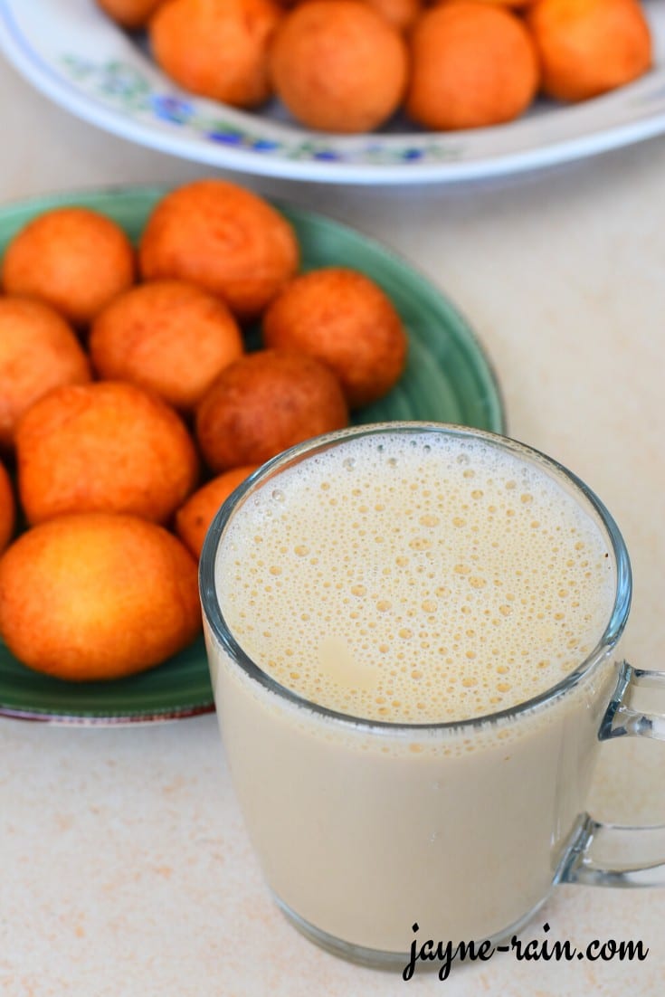 how to serve African drop doughnuts